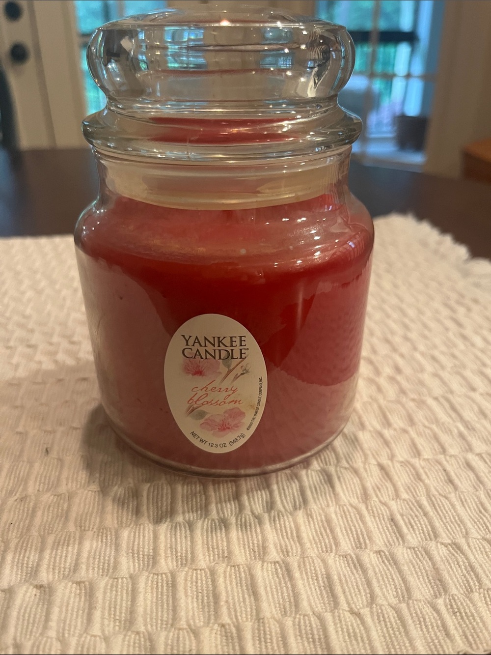 Yankee Candle Cherry Blossom Jar Candle - Red